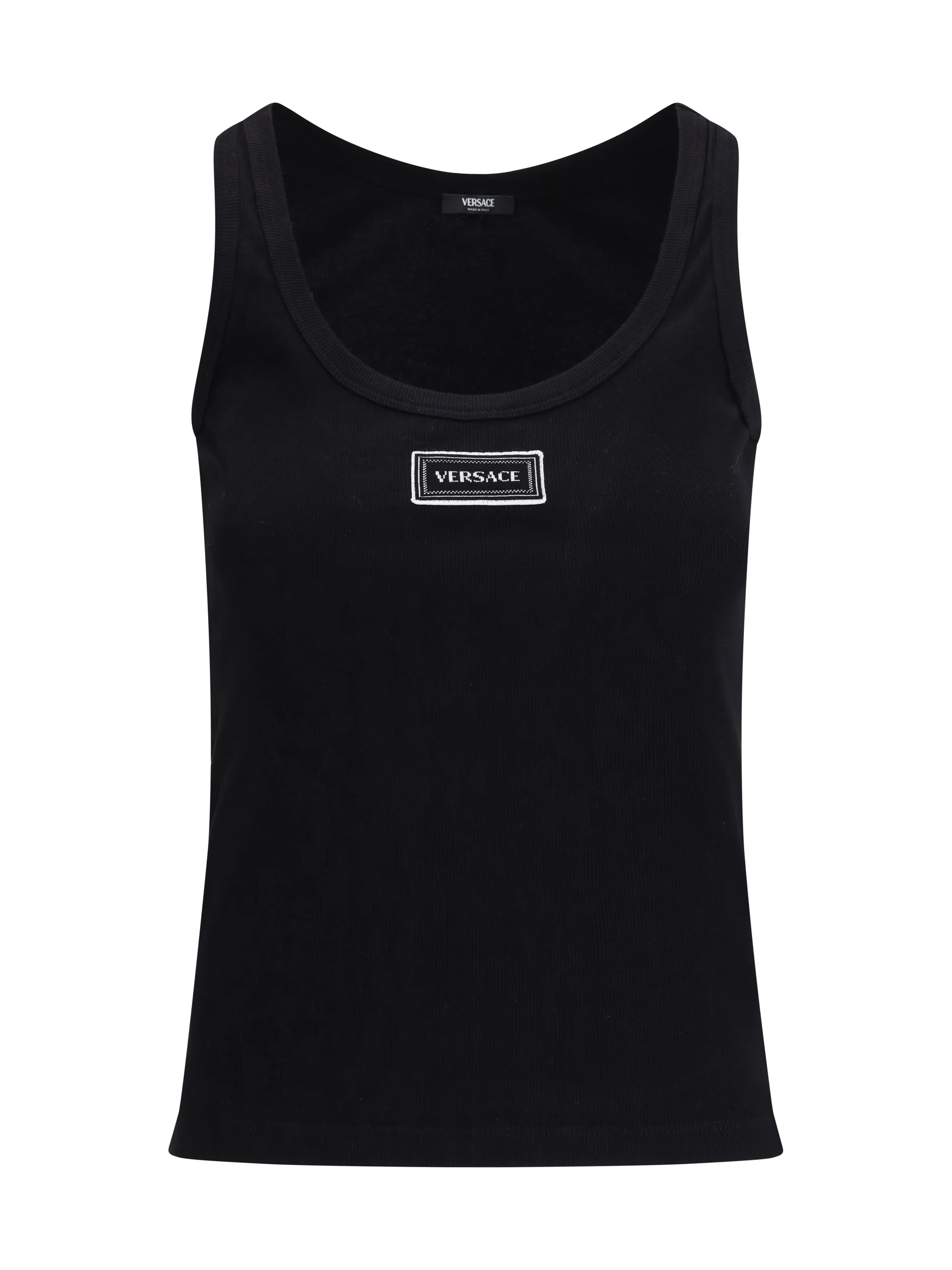 tank top in cotton rib stretch