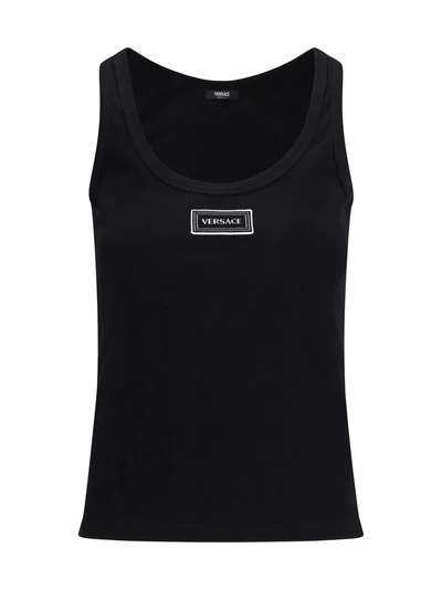 tank top in cotton rib stretch