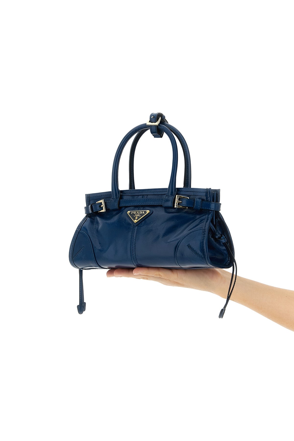PRADA OS bonnie mini leather handbag