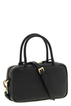 bauletto leather handbag