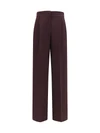 high waisted grain de poudre pants