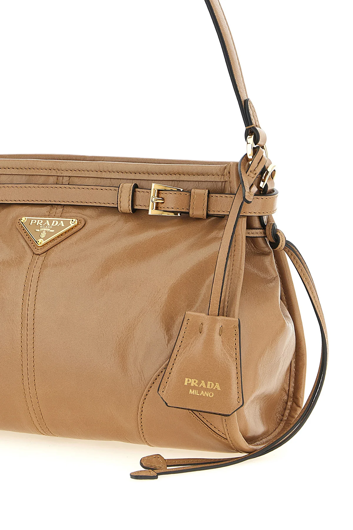 the small prada bonnie handbag in soft calf leather
