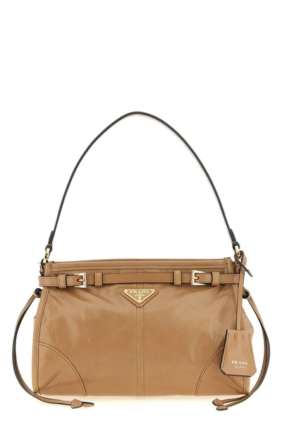 the small prada bonnie handbag in soft calf leather