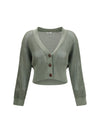 sequined mesh cardigan