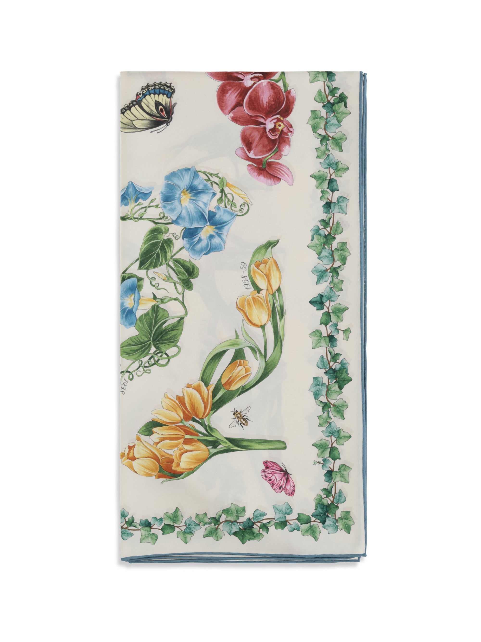 FERRAGAMO OS eden print silk scarf