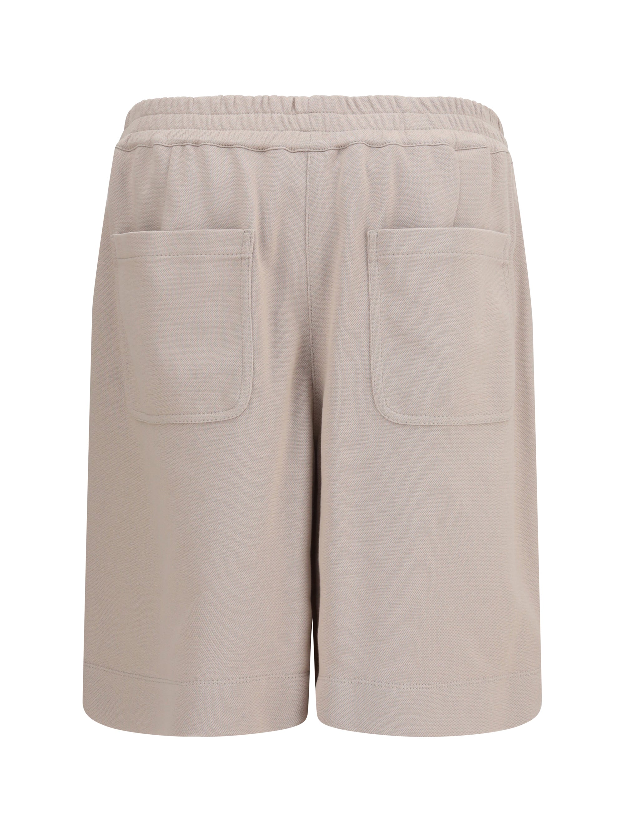 BRUNELLO CUCINELLI 46 cotton piqué shorts