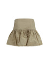 ruffled mini skirt