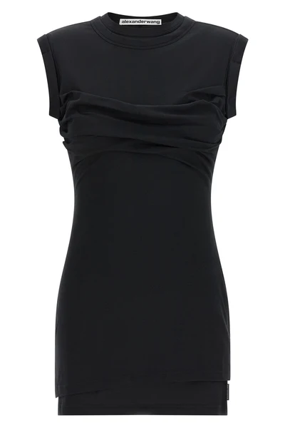 the alexander wang short dress deficinizes an essential and structured aesthetic
