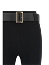 stretch jersey leggings with belt