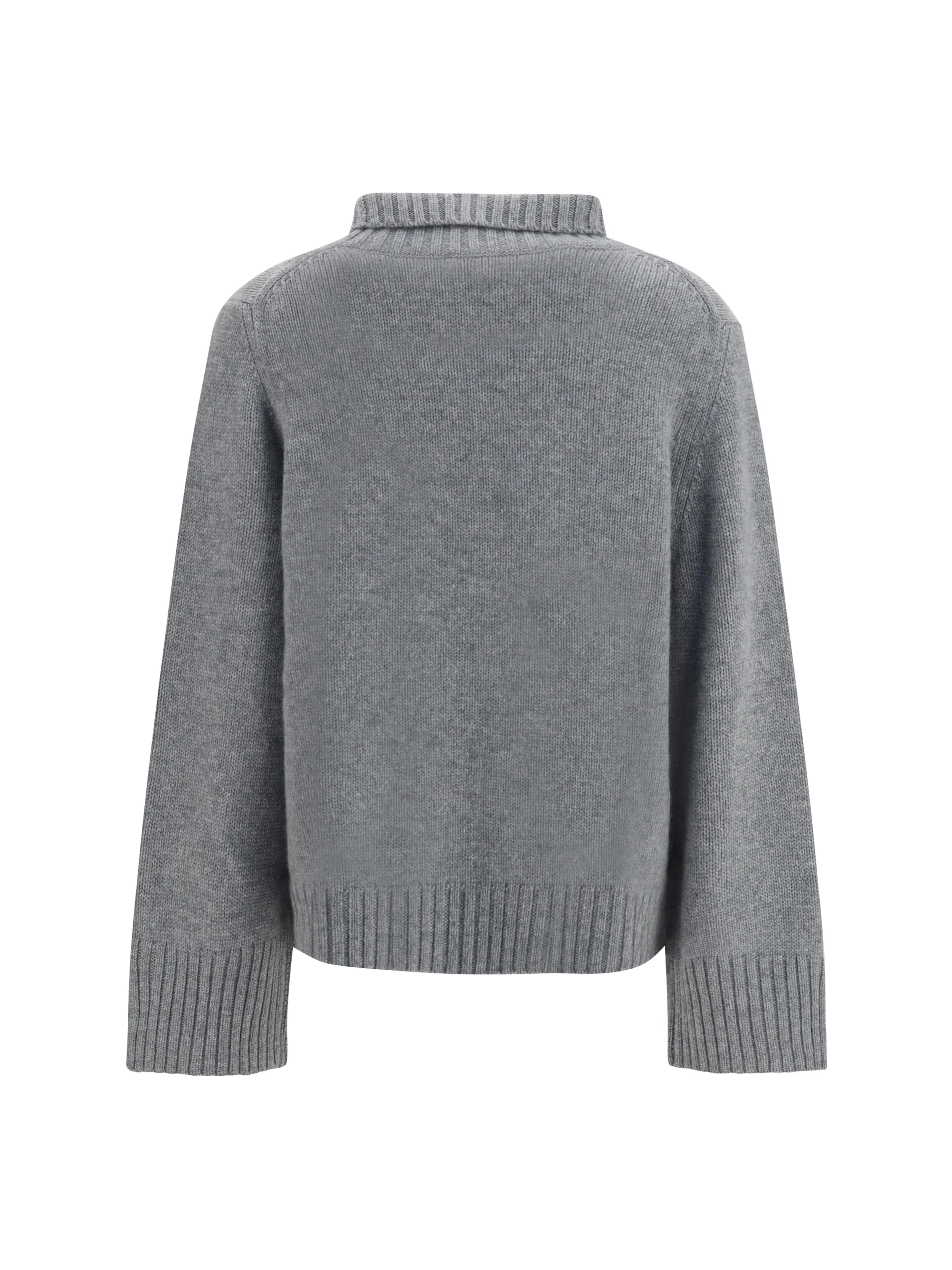 ALLUDE M cashmere turtleneck sweater