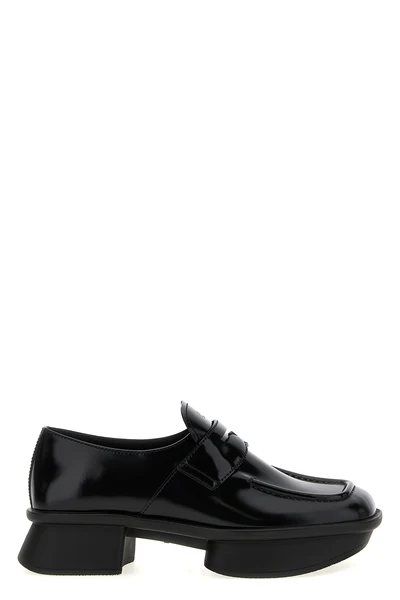 equal loafers in shiny leather