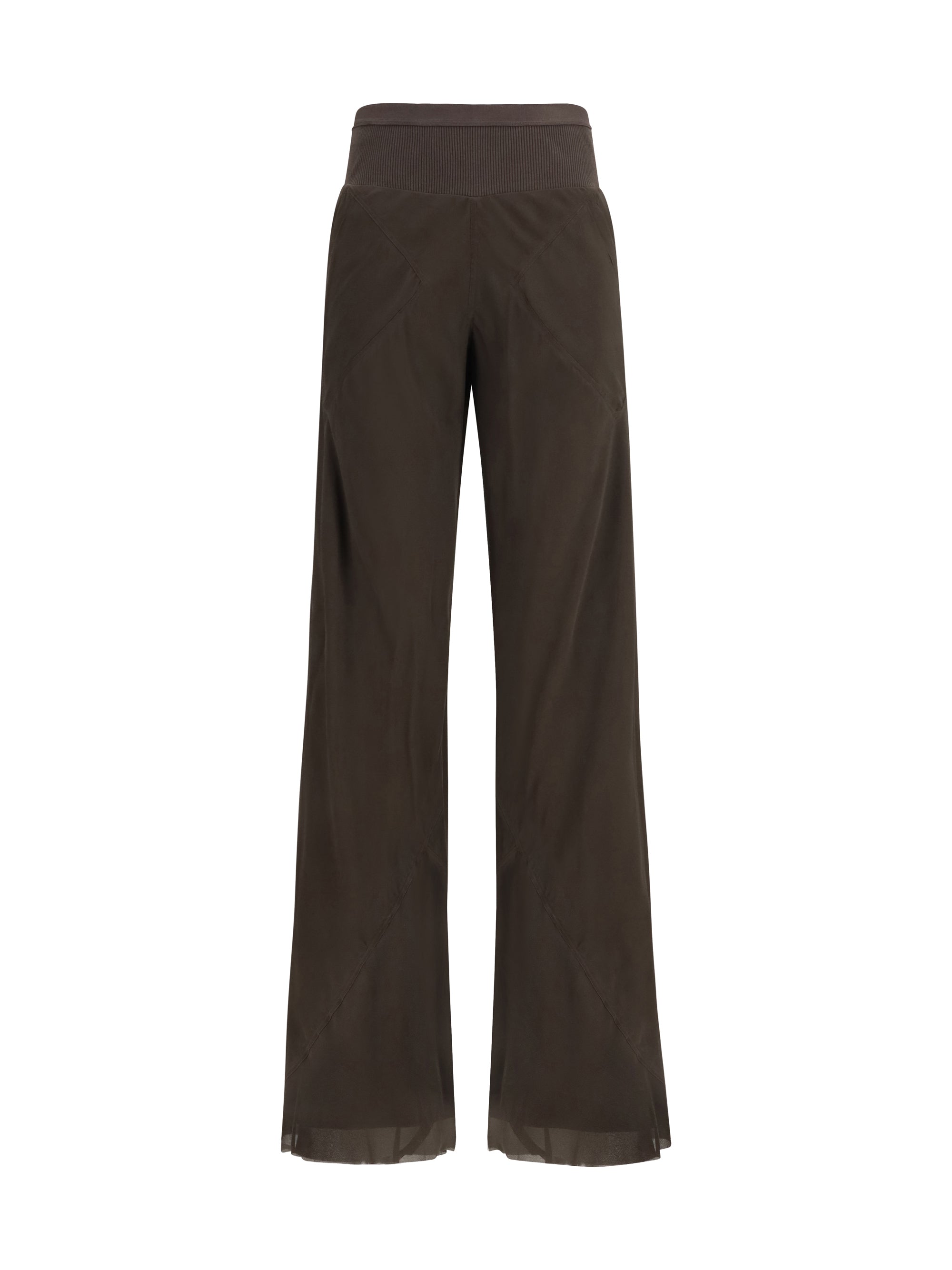 RICK OWENS 44 bias pants with a bias-cut 