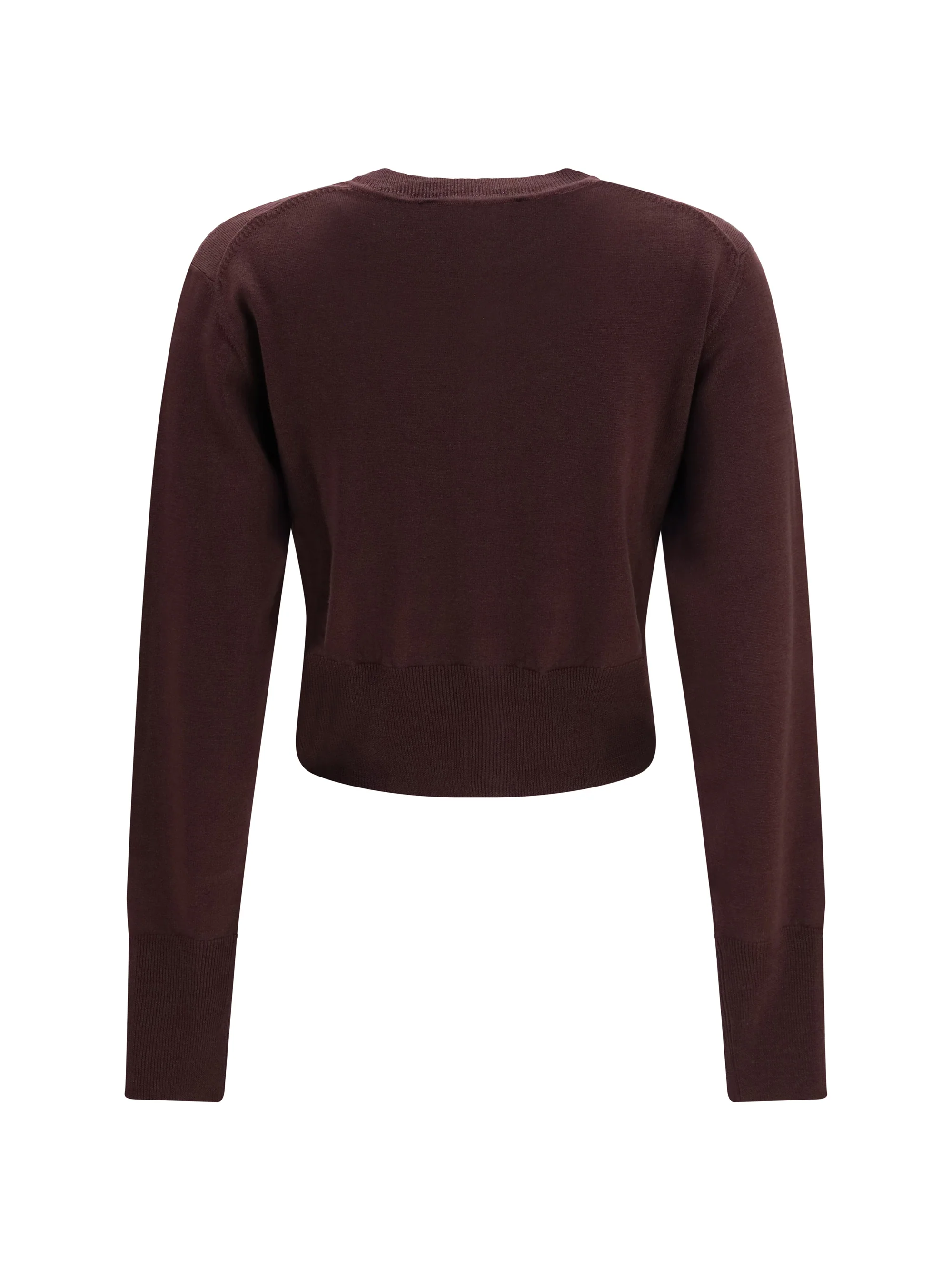 bea cropped wool cardigan