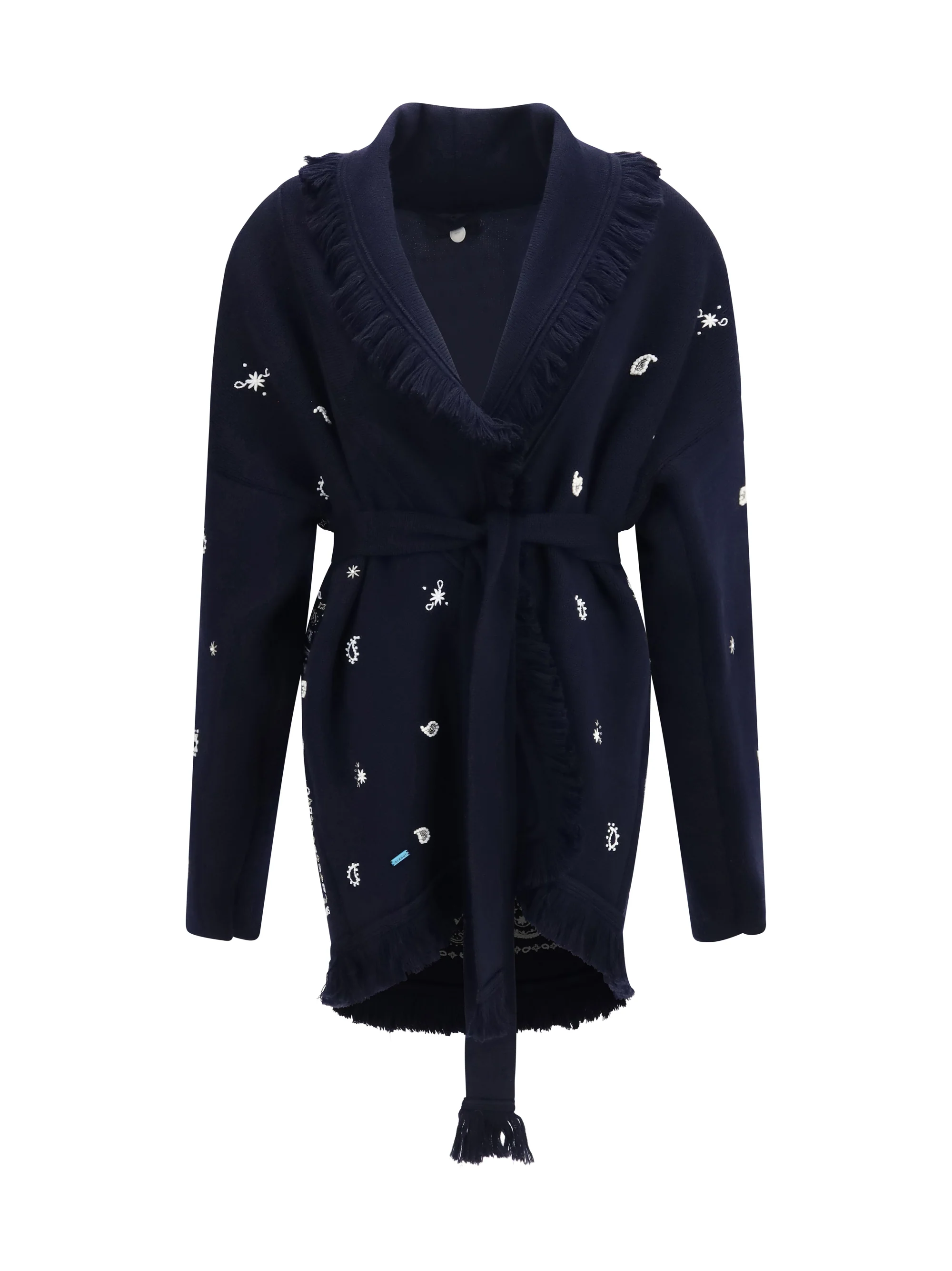 ALAIA M echoes of the bandana cardigan