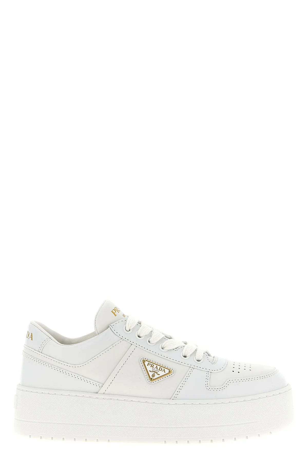 downtown bold openwork leather sneakers