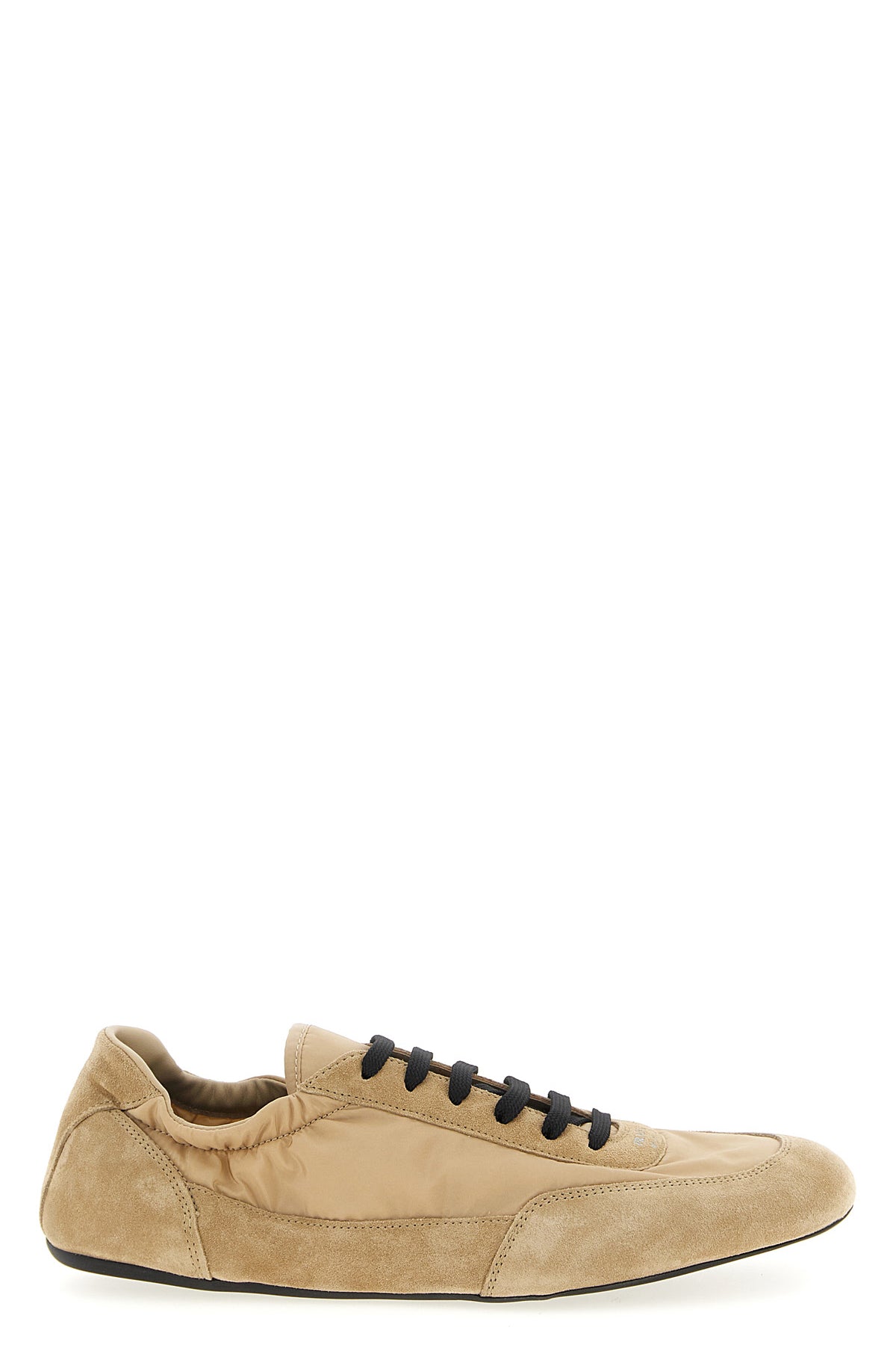 PRADA 36 collapse suede sneakers