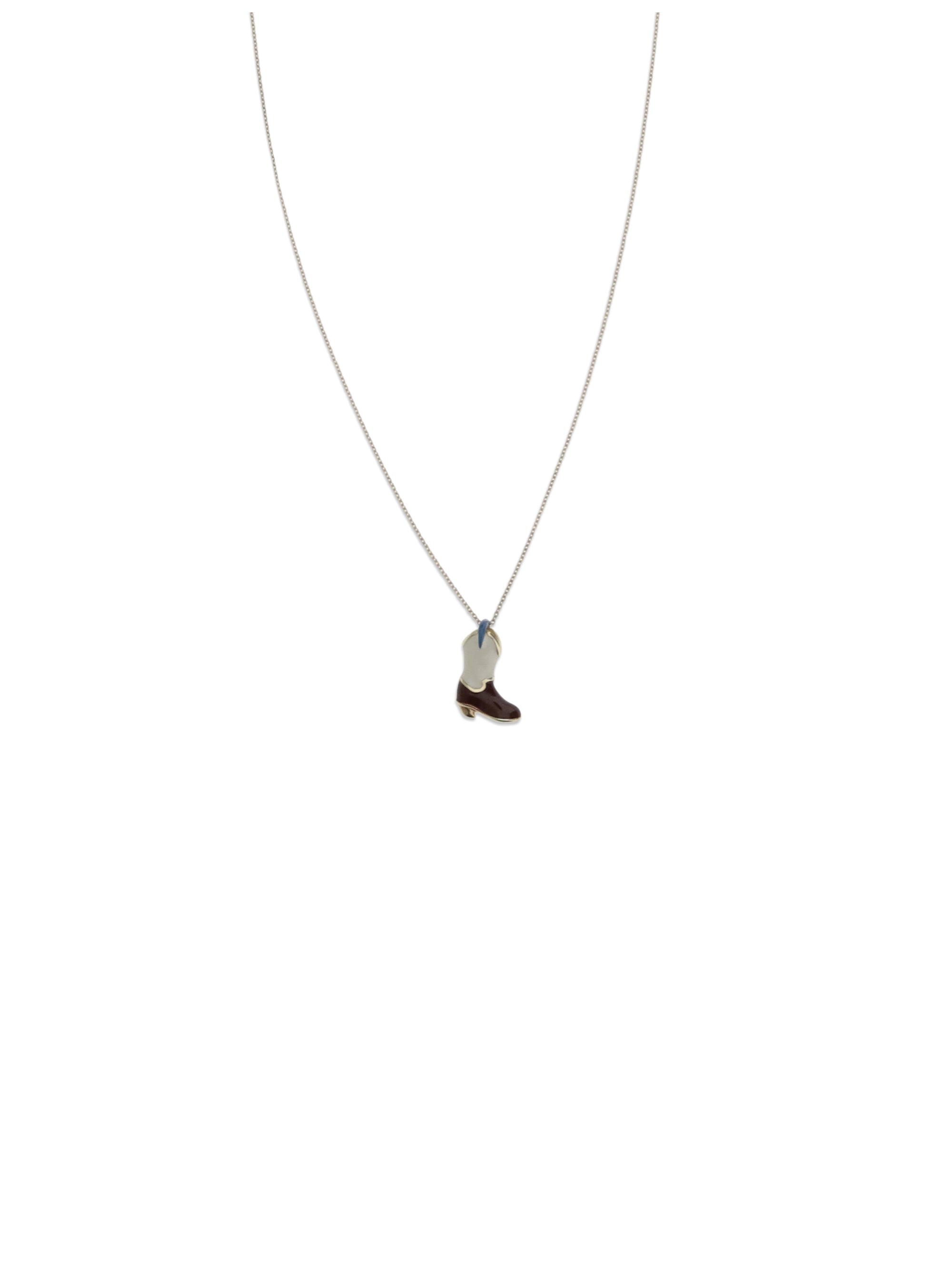 cowboy boot necklace