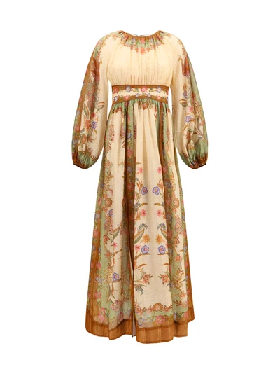 indra elasticated waist maxi dress