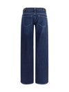 low straight jeans