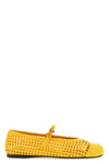 crochet cotton ballet flats