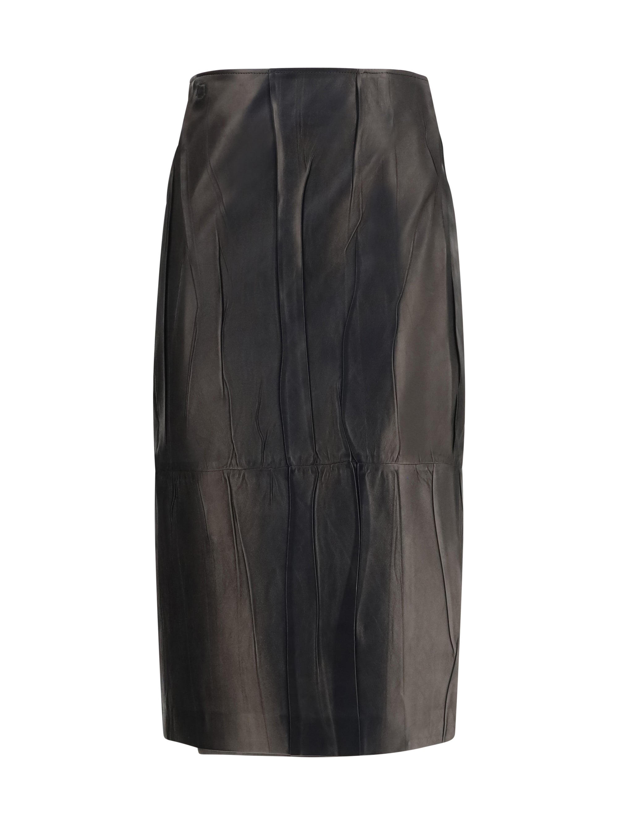 ERMANNO SCERVINO 40 midi leather skirt
