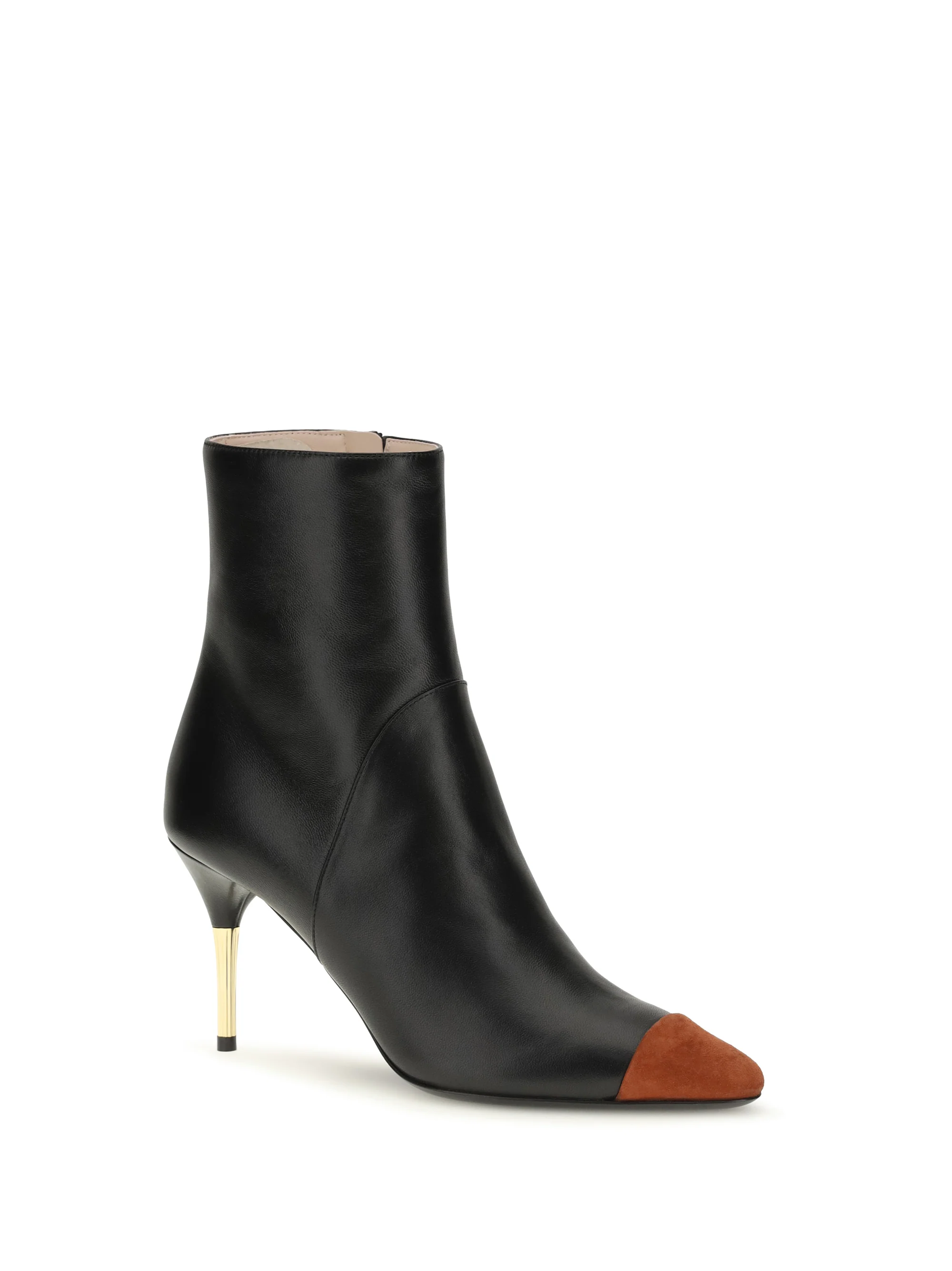 VALENTINO GARAVANI 36 sinead nappa and suede ankle boots