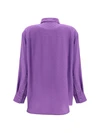 gg supreme print silk shirt