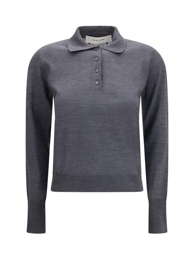 long sleeve merino wool polo