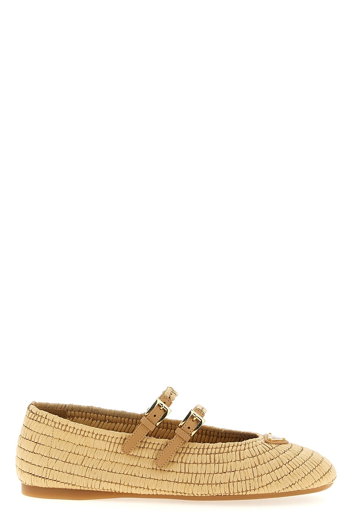 PRADA 37 crochet ballet flats