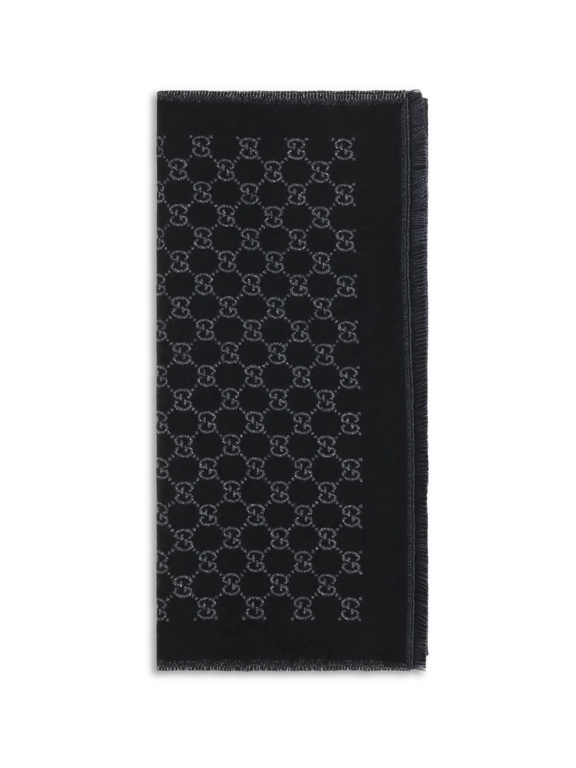 GUCCI OS miss stenny gg monogram wool scarf