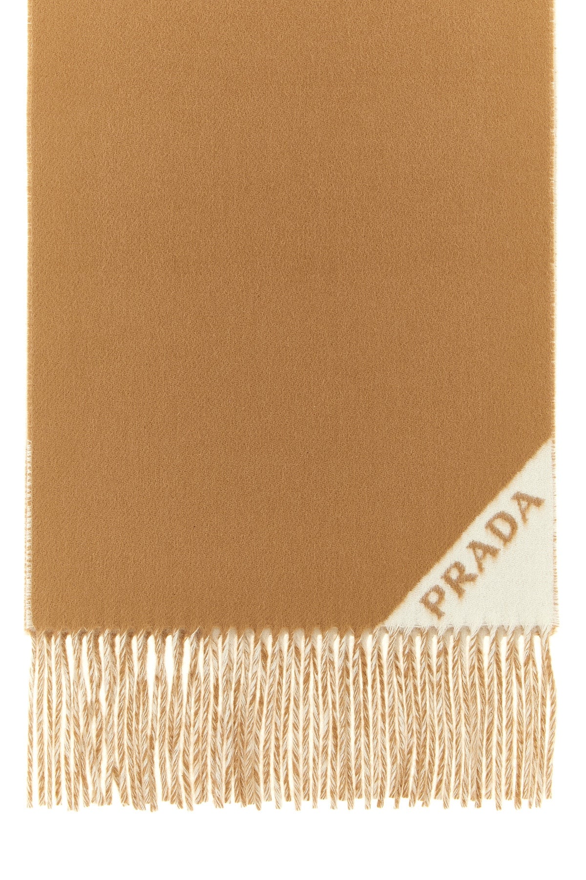PRADA OS double-sided cashmere scarf