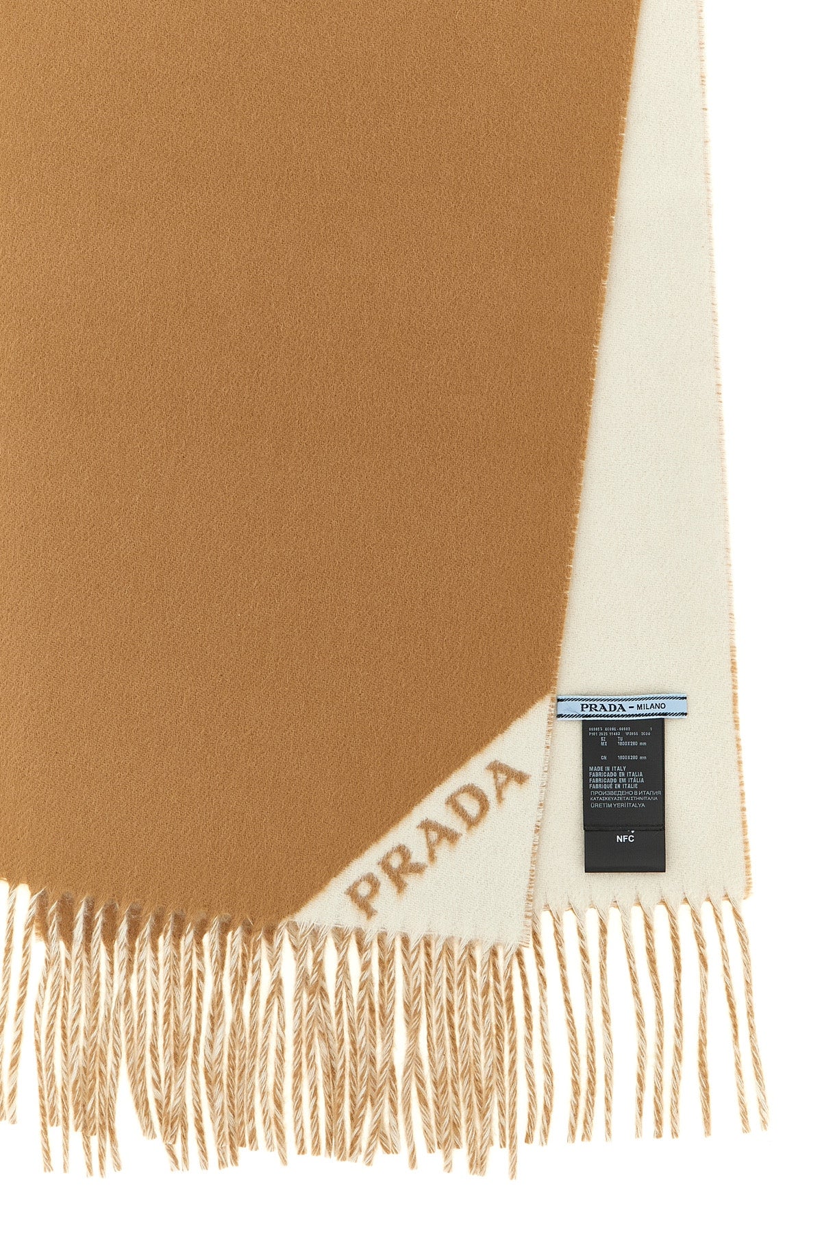 double-sided cashmere scarf