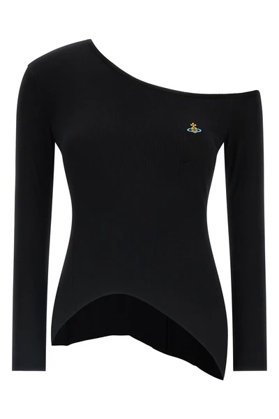 the vivienne westwood orgy shoulder t-shirt redefines classic proportions thro