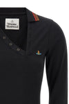 the vivienne westwood pure cotton polo shirt stands out for its avant-garde sart