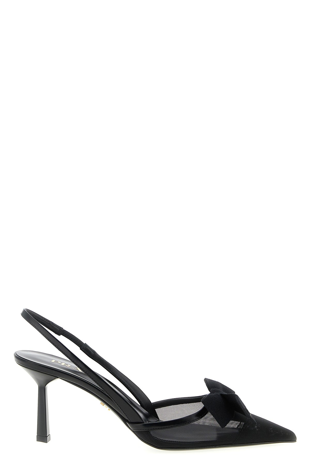 PRADA 36 mesh slingback shoes