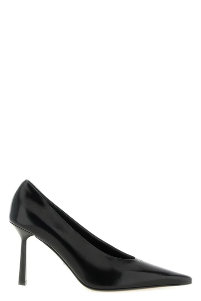prada pumps in fine goat leather embody a minimalist and rigorous aesthetic