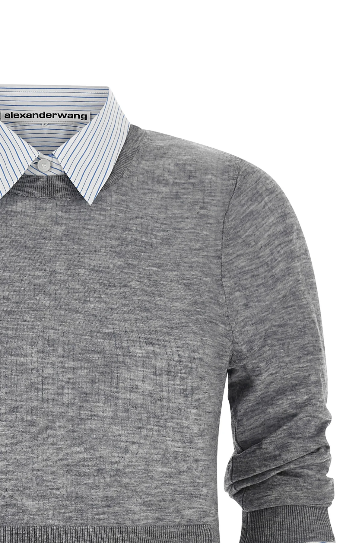 the alexander wang shirt redefines the concept of layering through a flawless hy