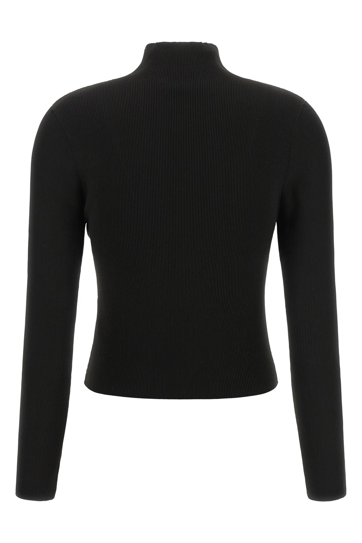 the alexander wang turtleneck sweater defines a tight and sculptural fit