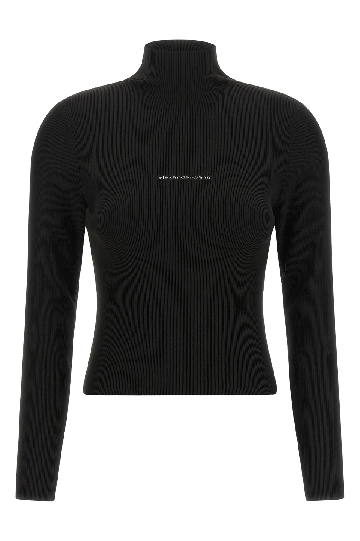 ALEXANDER WANG L the alexander wang turtleneck sweater defines a tight and sculptural fit