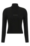 the alexander wang turtleneck sweater defines a tight and sculptural fit