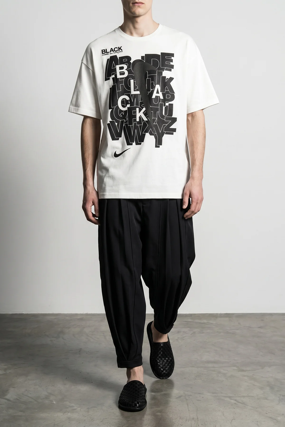 COMME DES GARCONS BLACK L comme des garçons x nike heavy cotton t-shirt