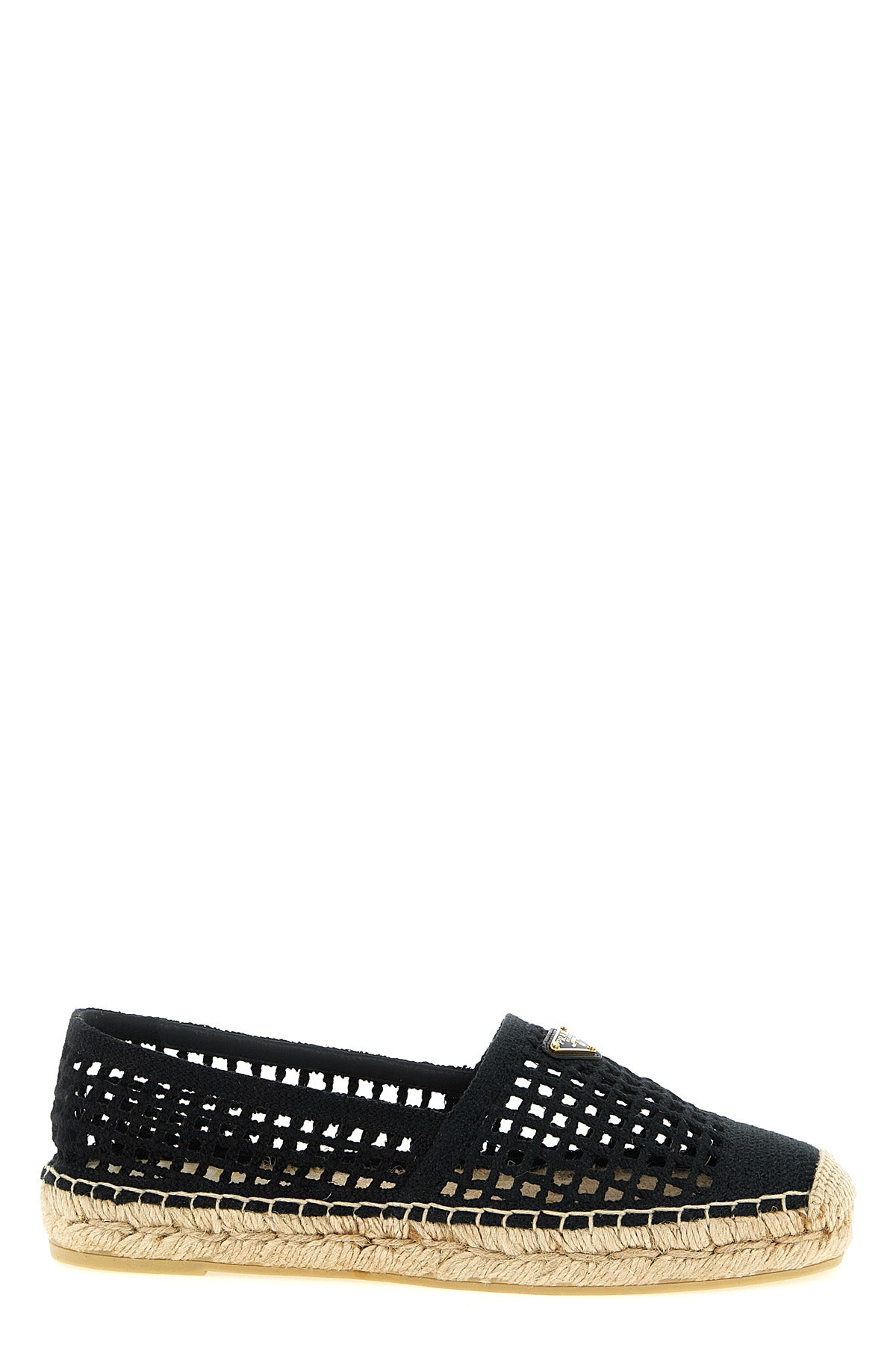 PRADA 36 crochet knit espadrilles