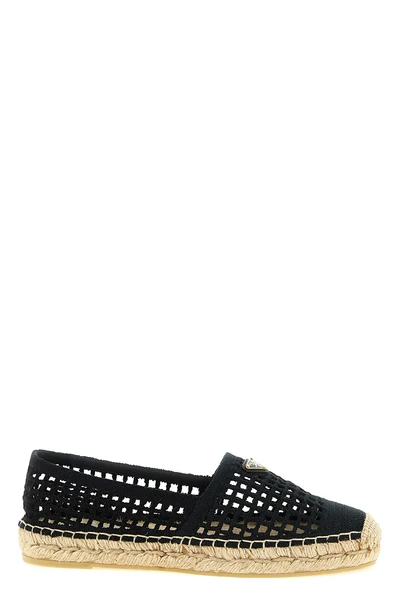 crochet knit espadrilles