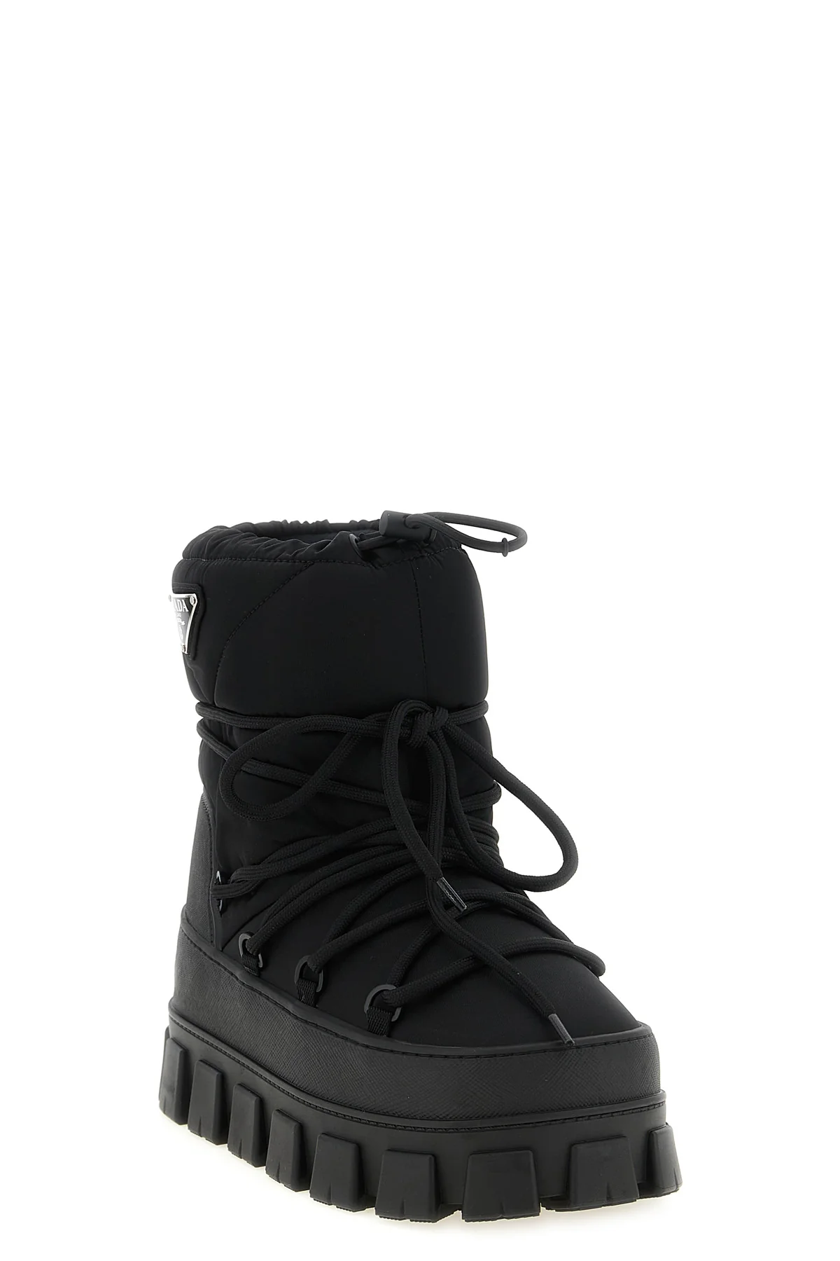prada snow boots redefine winter aesthetics through a voluminous silhouette and