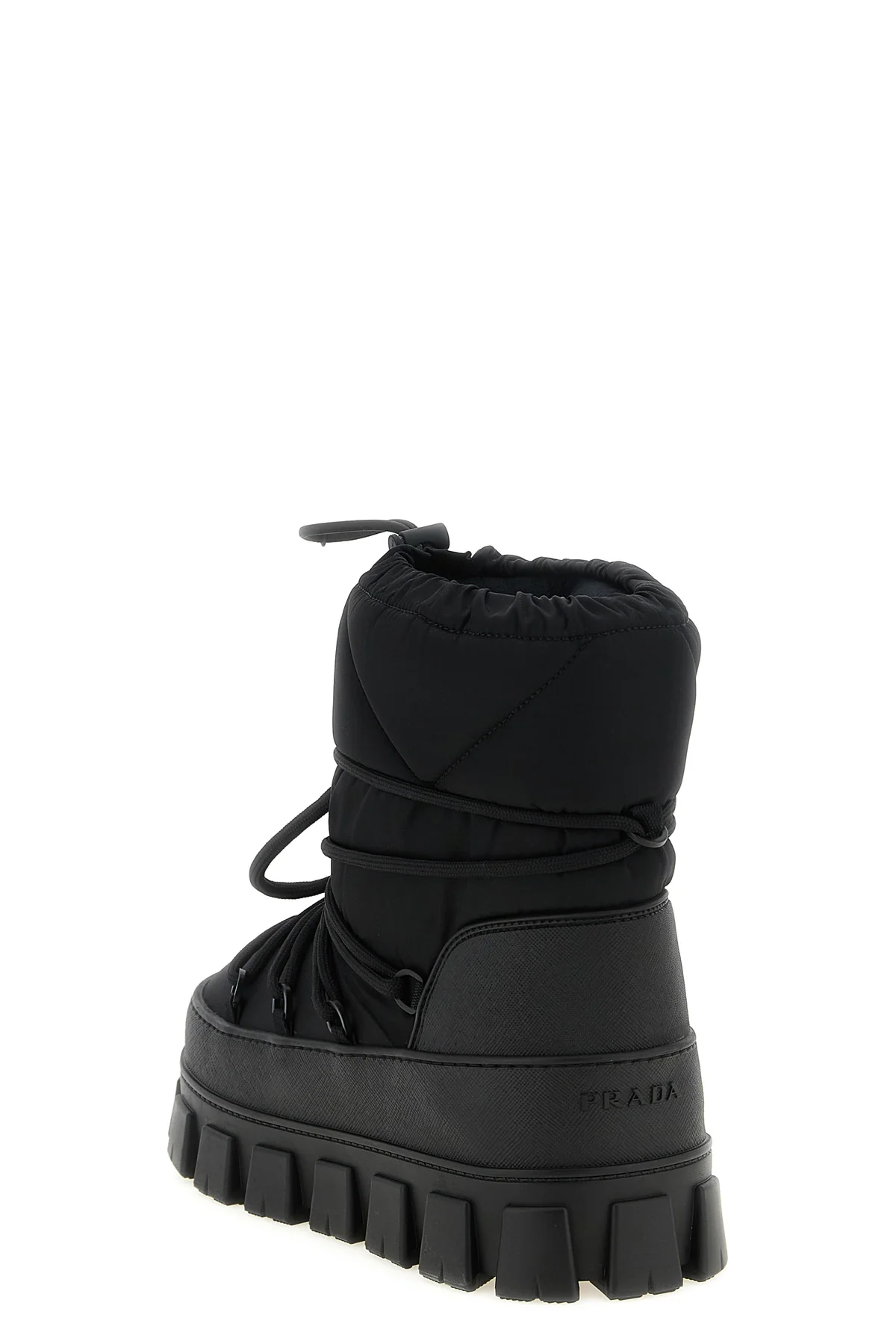 prada snow boots redefine winter aesthetics through a voluminous silhouette and