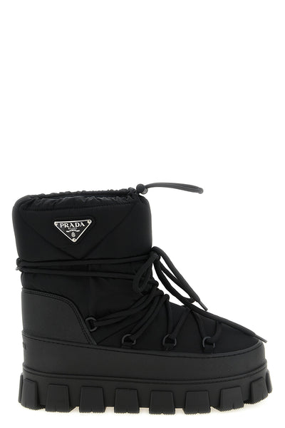 prada snow boots redefine winter aesthetics through a voluminous silhouette and