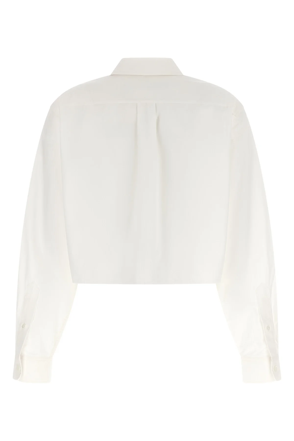 ALEXANDER WANG M the alexander wang cropped shirt redefines contemporary tailoring through bold v