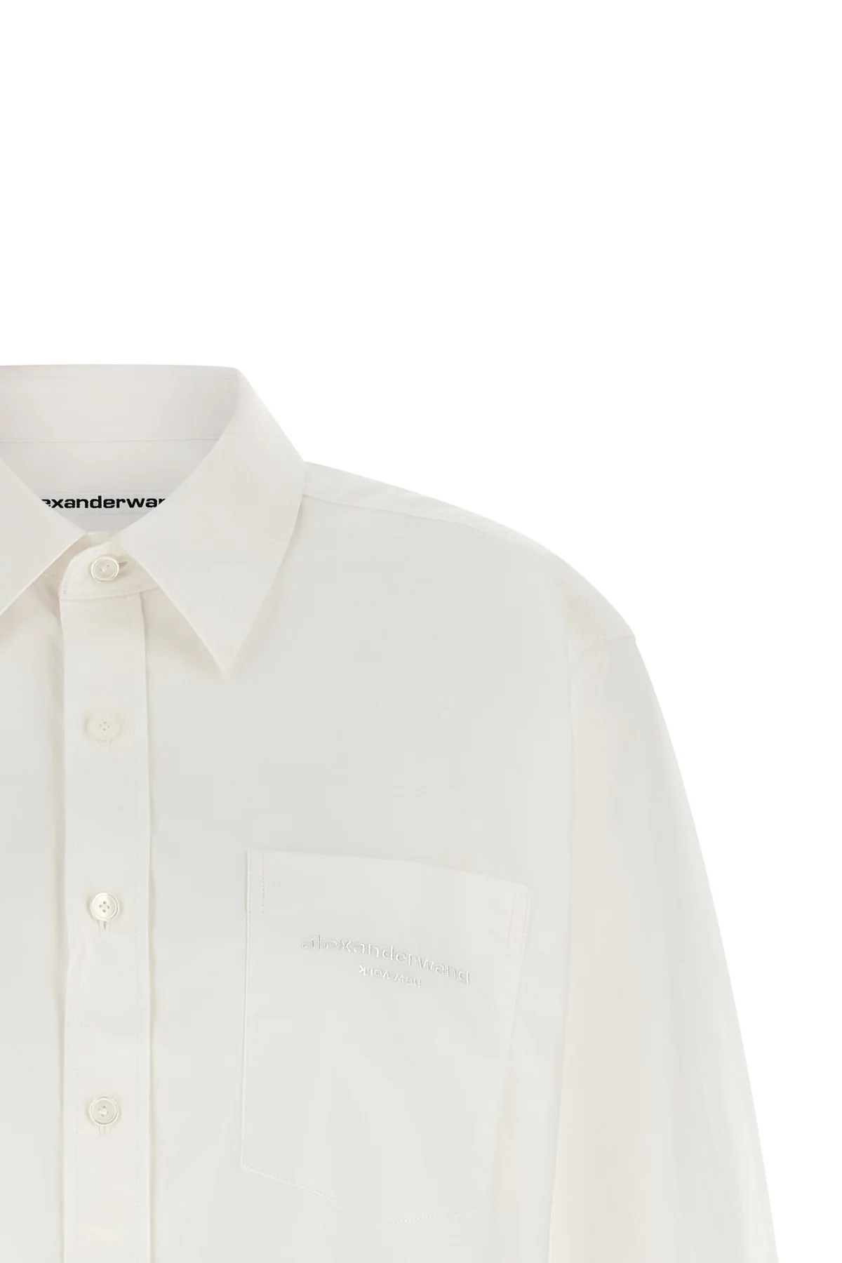 the alexander wang cropped shirt redefines contemporary tailoring through bold v
