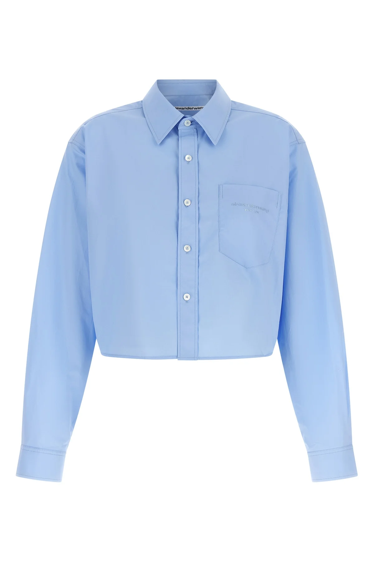 ALEXANDER WANG M the alexander wang cropped shirt reinterprets classic tailoring through contempo