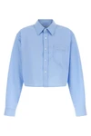 the alexander wang cropped shirt reinterprets classic tailoring through contempo